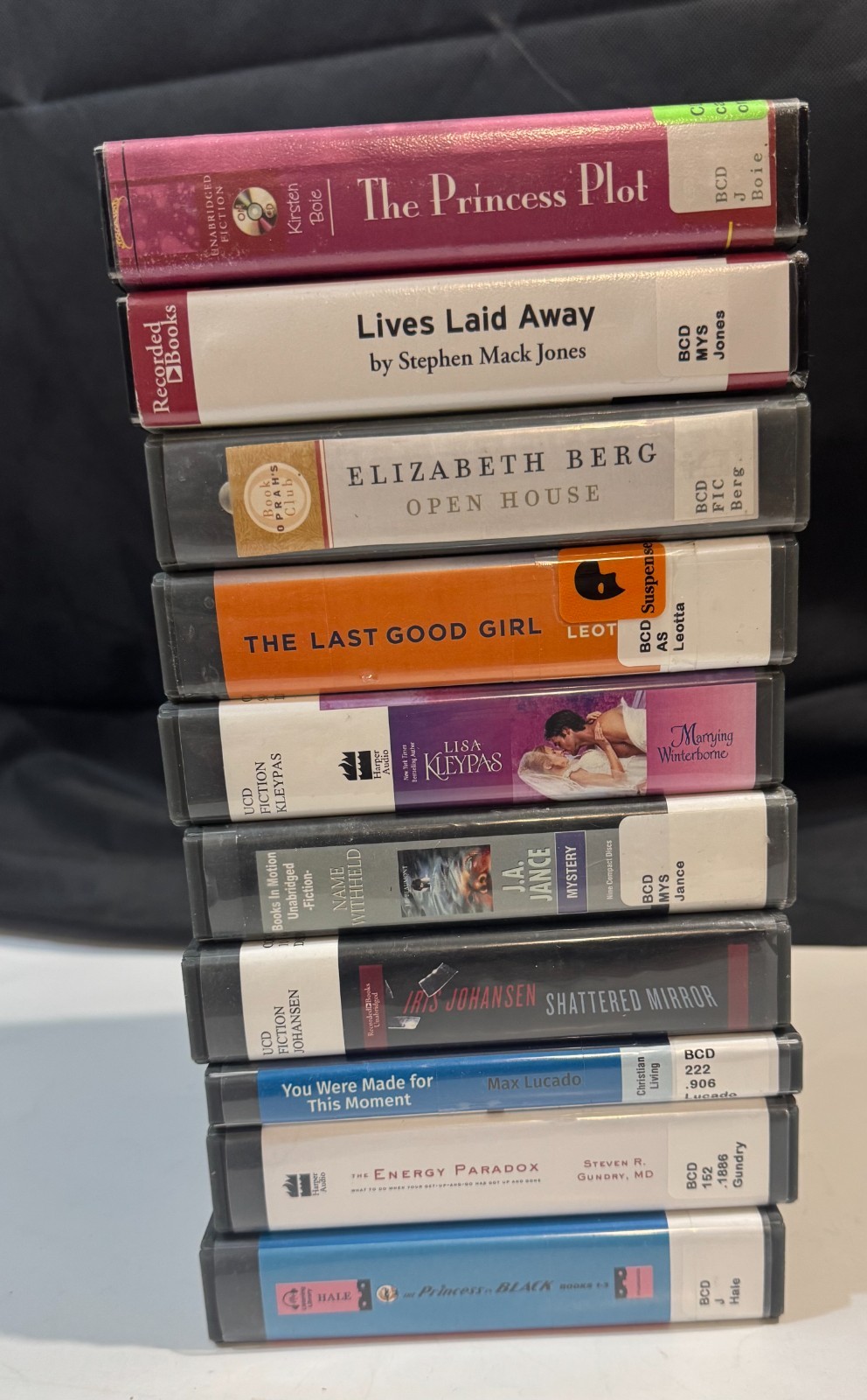 Audiobooks on CD Choose A Title! Ex Library