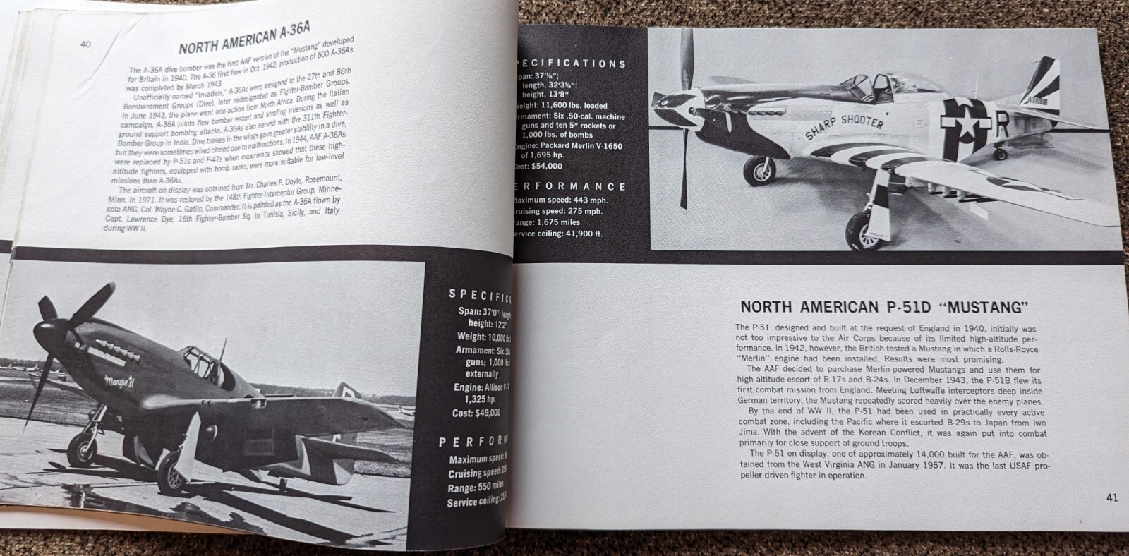 United States Air Force Museum Souvenir & Wright-Patterson AFB Military 1970’s