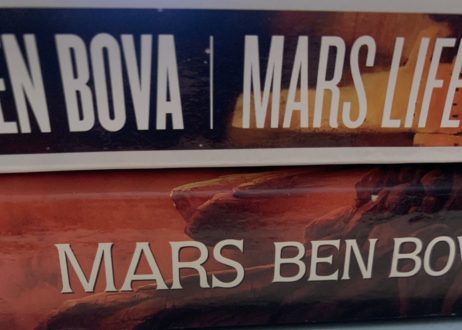 Lot Of 2 Mars (1992) And Mars Life (2008) Paperback Book by Ben Bova Great Shape
