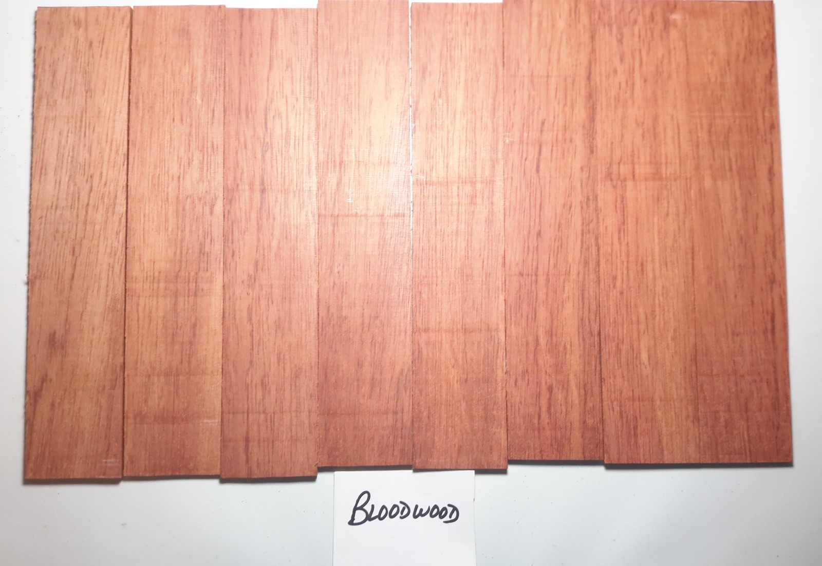 Unsanded Craft Wood, Knife Scales, Bookmarks U Pick Species 1/8″ x 1 5/8″ x 8″