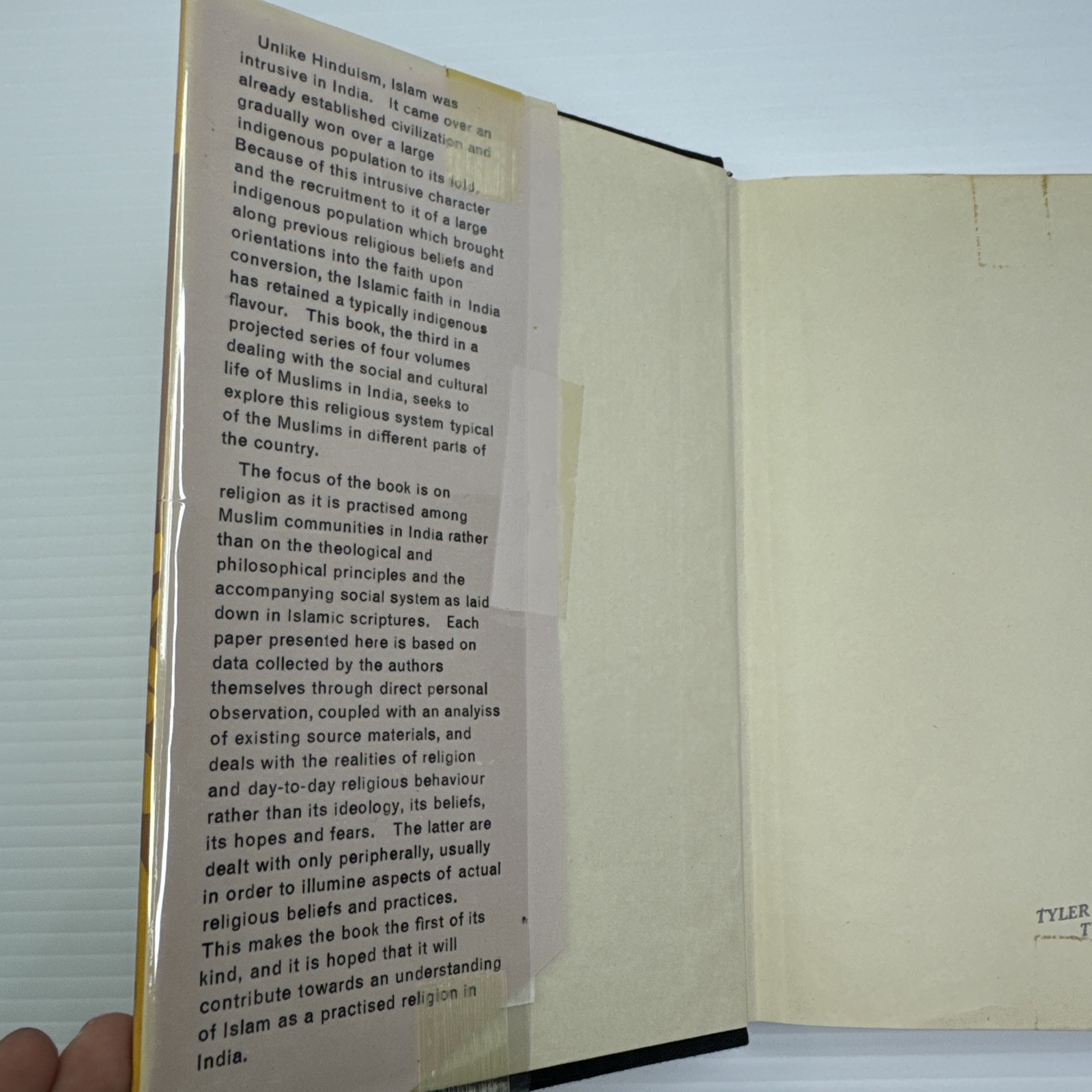 Ritual and Religion Among Muslims in India 1981 Ex-Library HC Essays Islam India