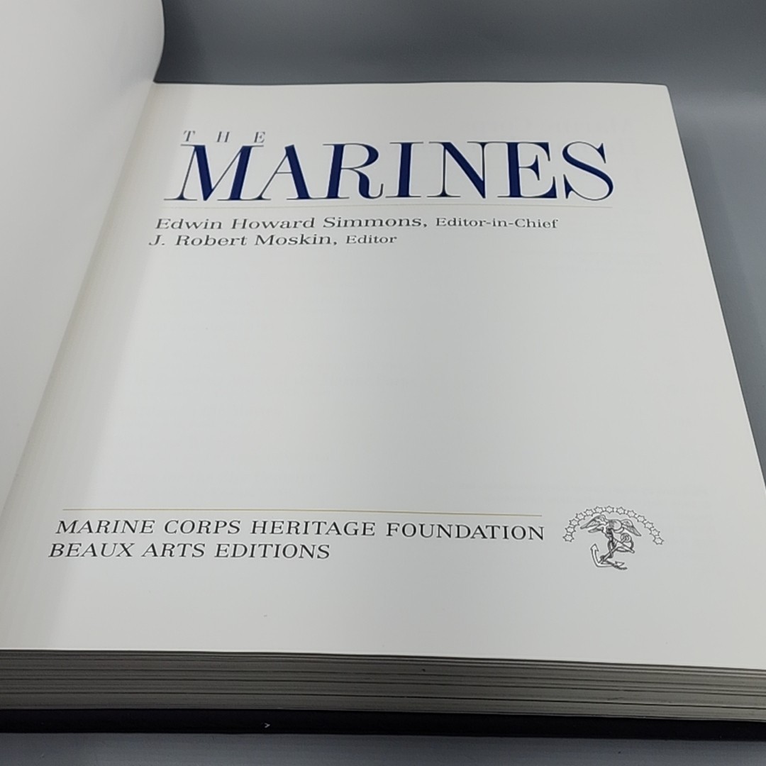 The Marines Hardcover Book Us Marine Corps Heritage Foundation Commemorative