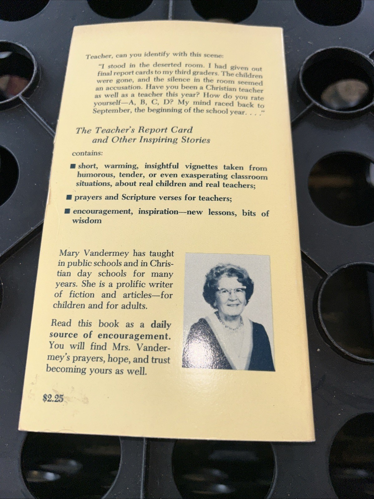 Teacher’s Report Card by Mary Vandermey (1977, Trade Paperback) K49