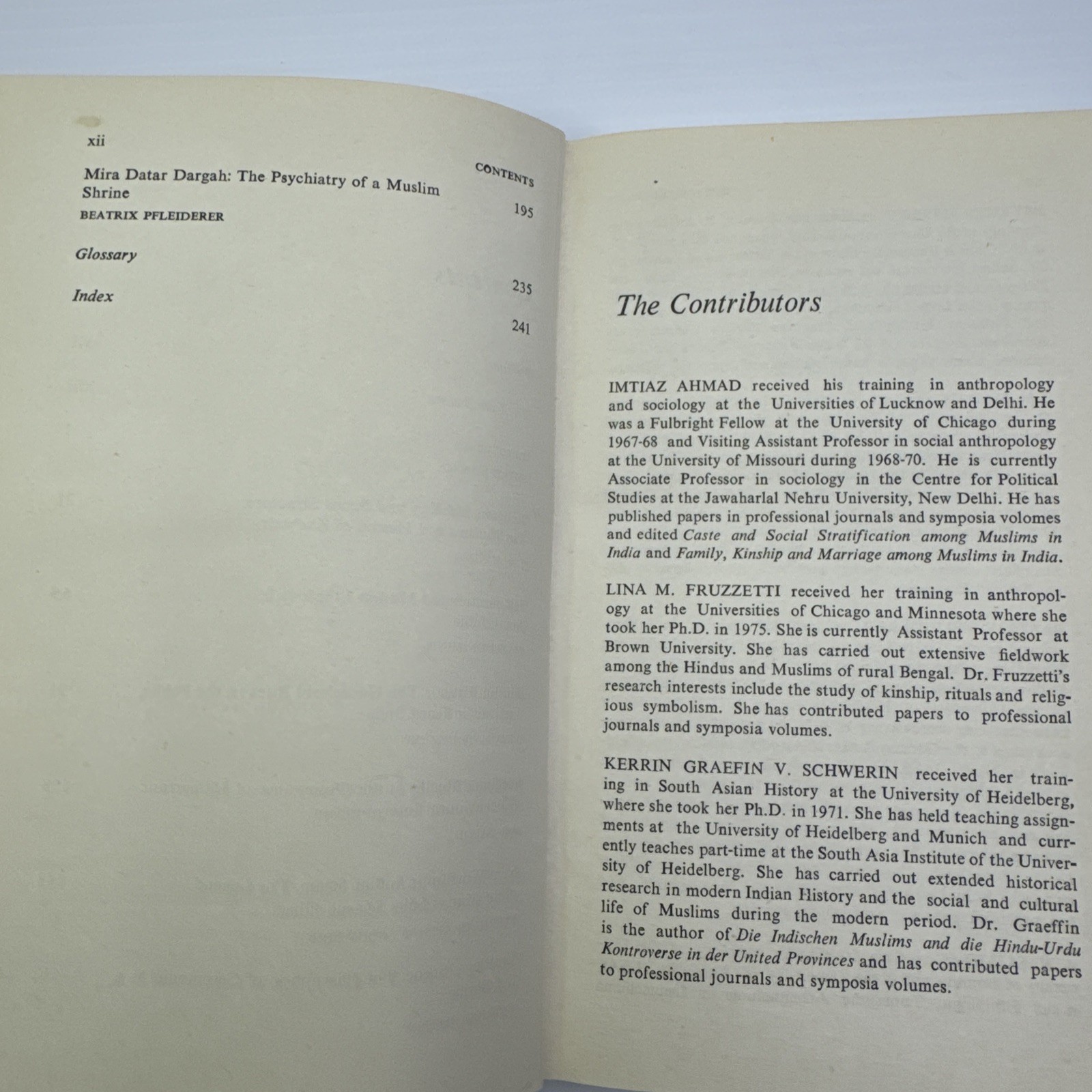 Ritual and Religion Among Muslims in India 1981 Ex-Library HC Essays Islam India