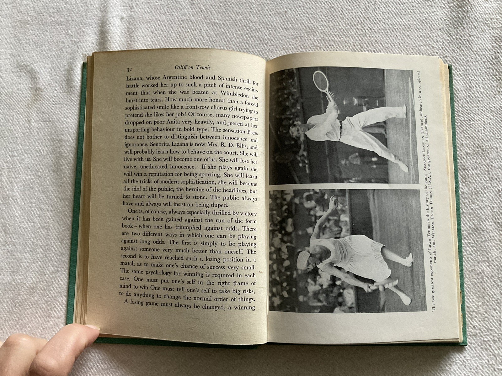 2x Collectable Vintage H/B “Tennis” Themed H/B Books From 1940s