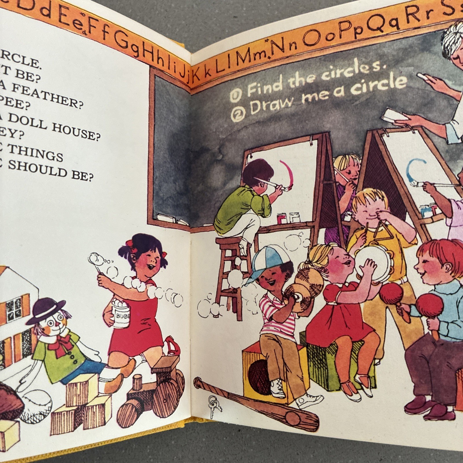 3 Books Draw Me A Circle, Triangle and Squareo by Robyn Supraner, 1970 1st. Ed.