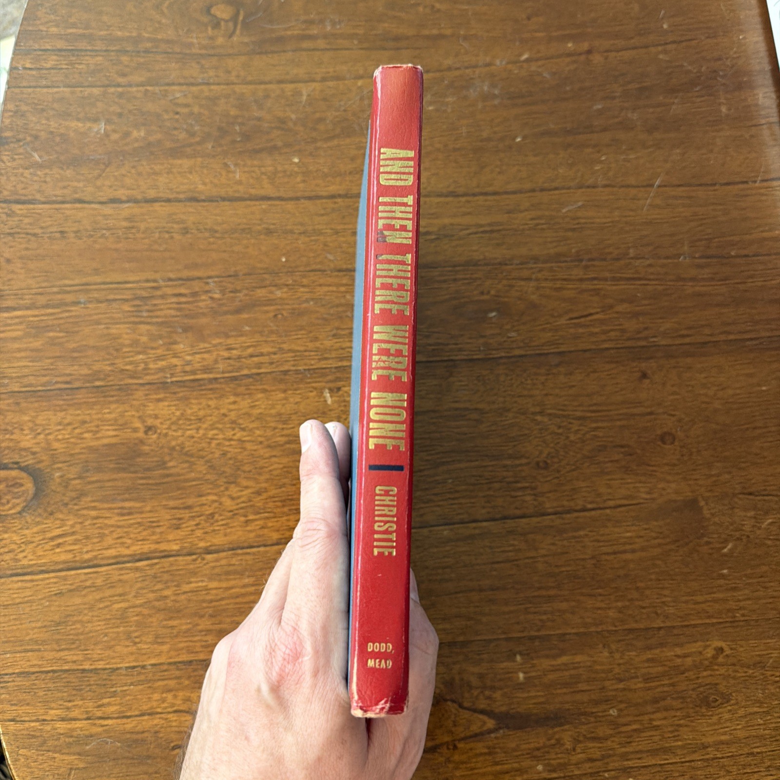 1966 And Then There Were None by Agatha Christie Hardcover Book