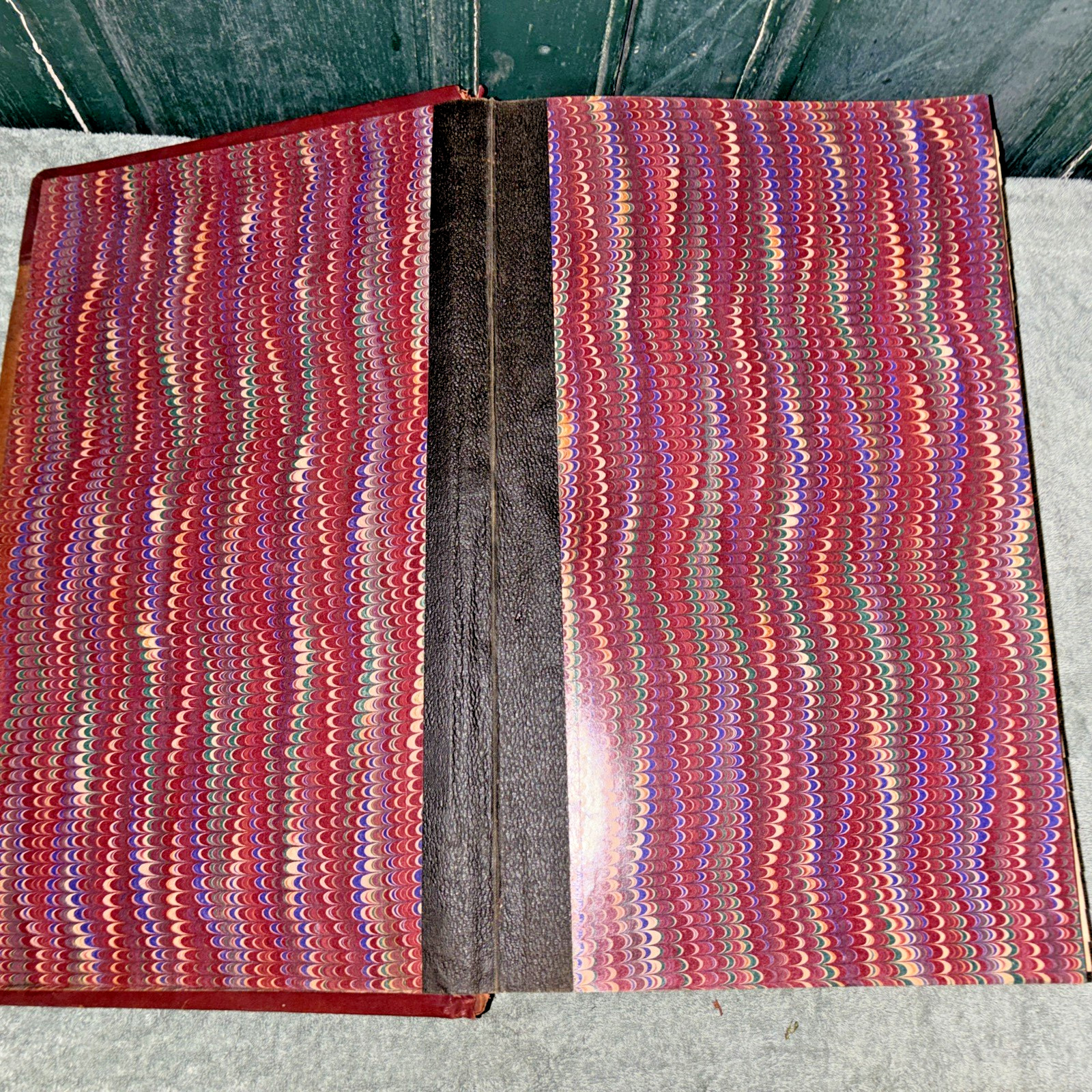 Huge Antique 1905 Ledger (Howard R. Rohn of Garfield, Berks Co. PA)