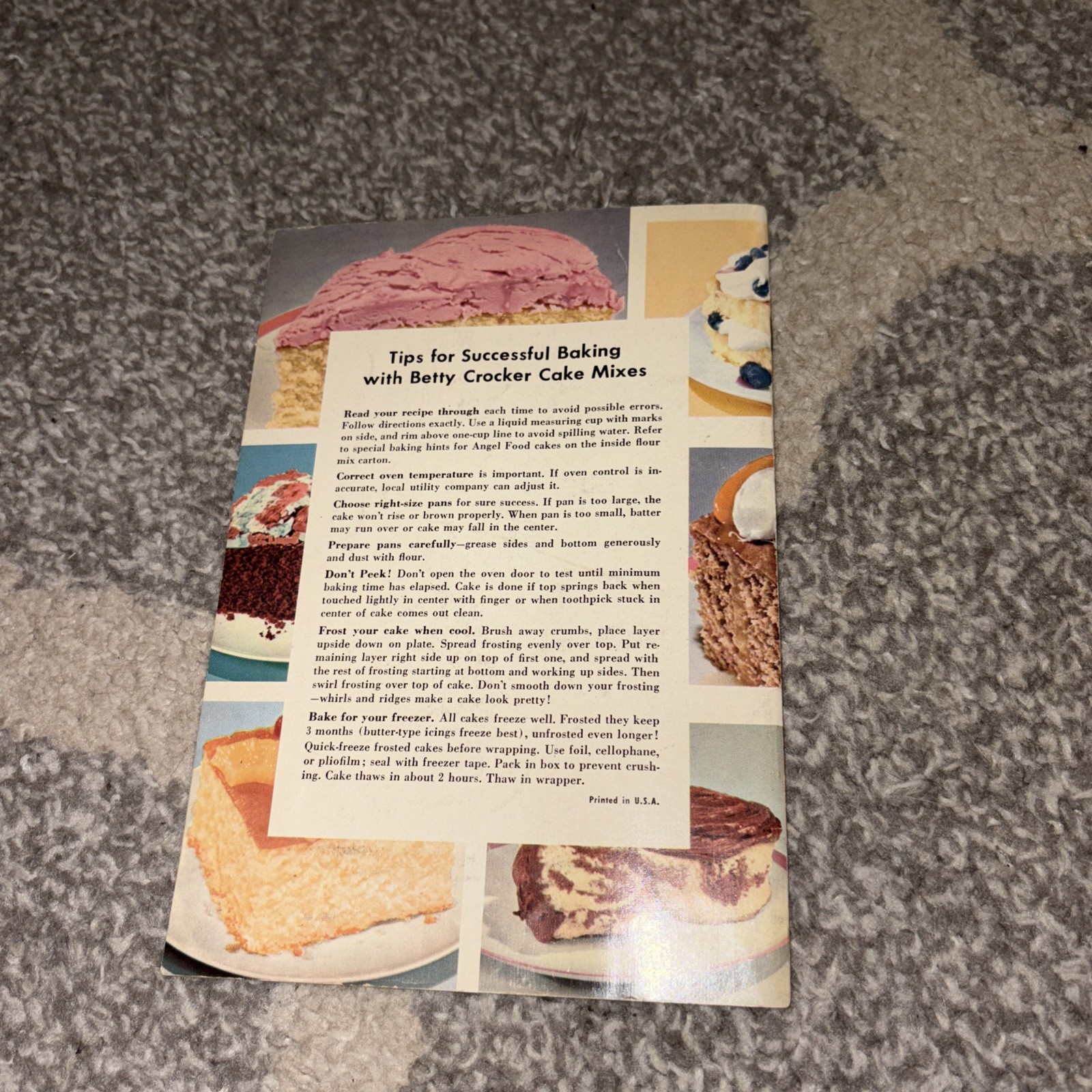 Vintage Betty Crocker How to Have the Most Fun with Cake Mixes