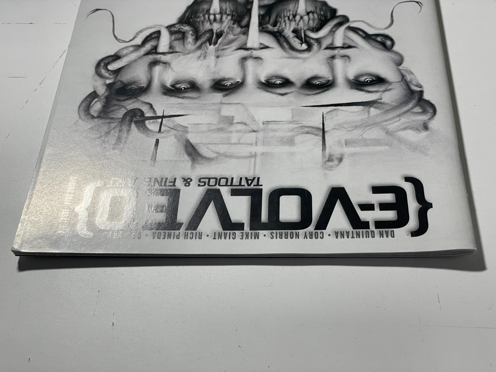 {E-VOLVED} TATTOOS FINE ARTS 4 1st published QUINTANA COVER VHTF 2014 evolved