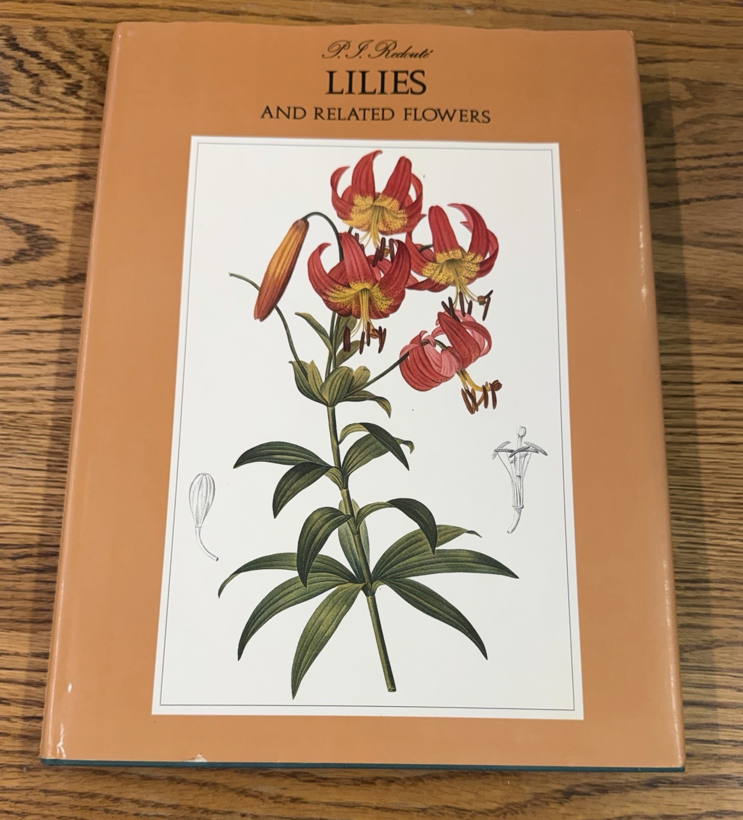 Lilies & Related Flowers botanical illustrator Pierre-Joseph Redouté HC DJ