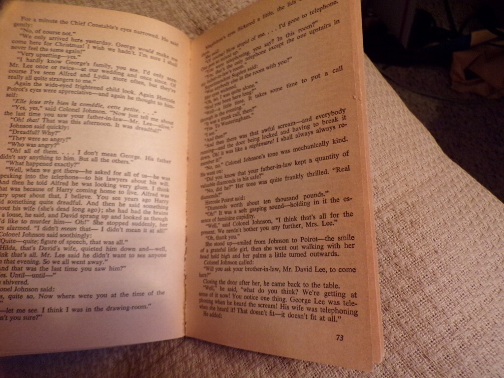 1962 A Holiday for Murder Agatha Christie Mystery Bantam Paperback