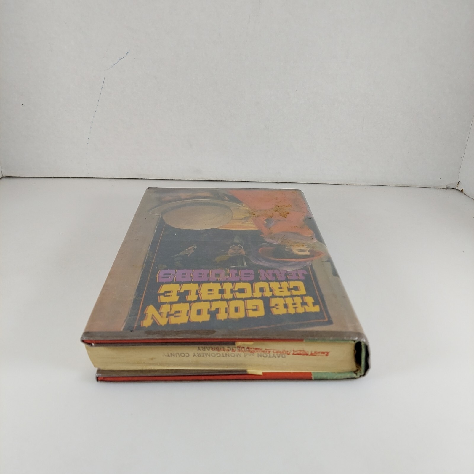 The Golden Crucible Jean Stubbs 1976 Stein And Day HCDJ Ex-Library