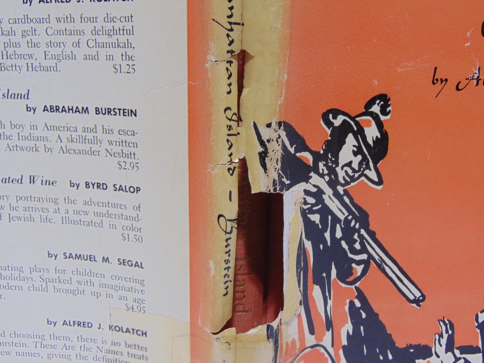 Adventure On Manhattan Island by Abraham Burstein (1957, Hardcover) Ex-Library