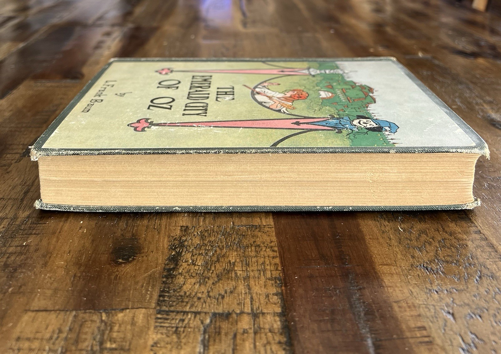 The Emerald City of Oz Frank Baum 1st Edition Later Print 12 Color Plates C1920s