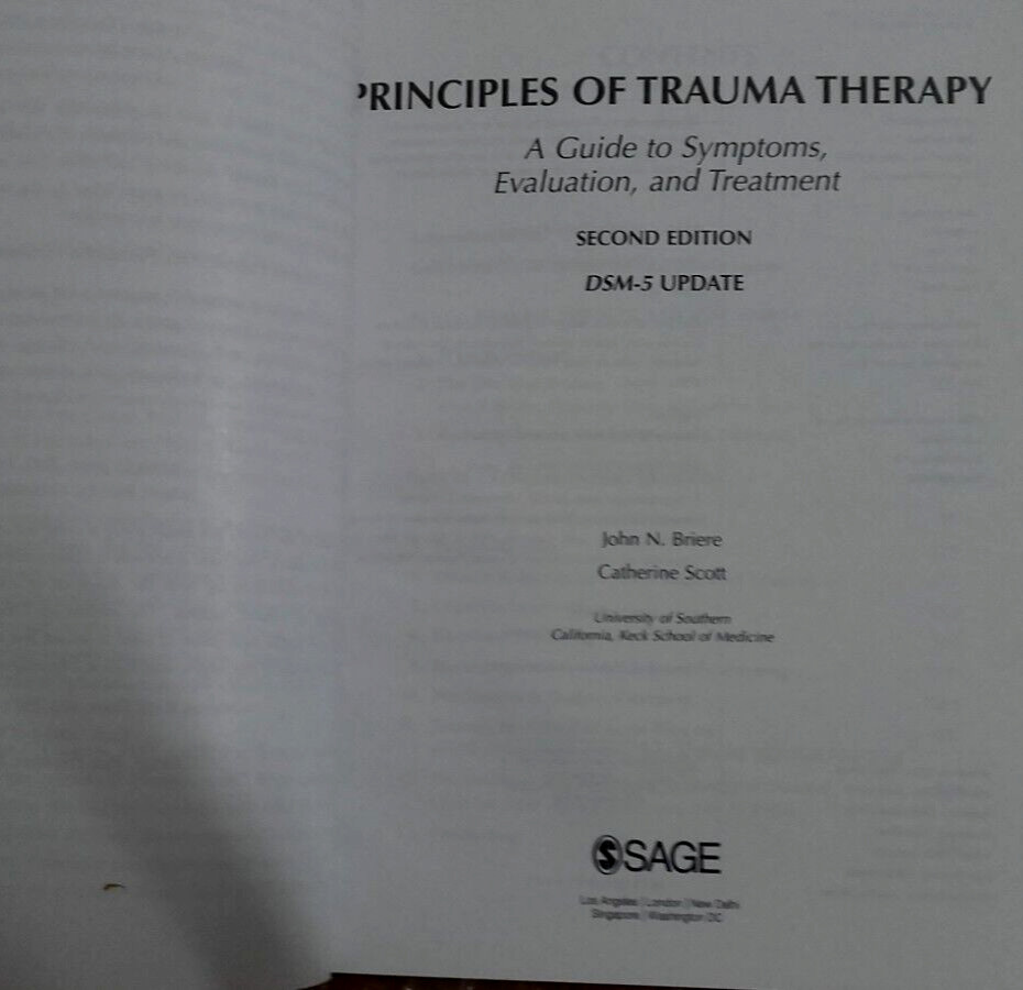 Principles of Trauma Therapy : A Guide to Symptoms, Evaluation, and Treatment (