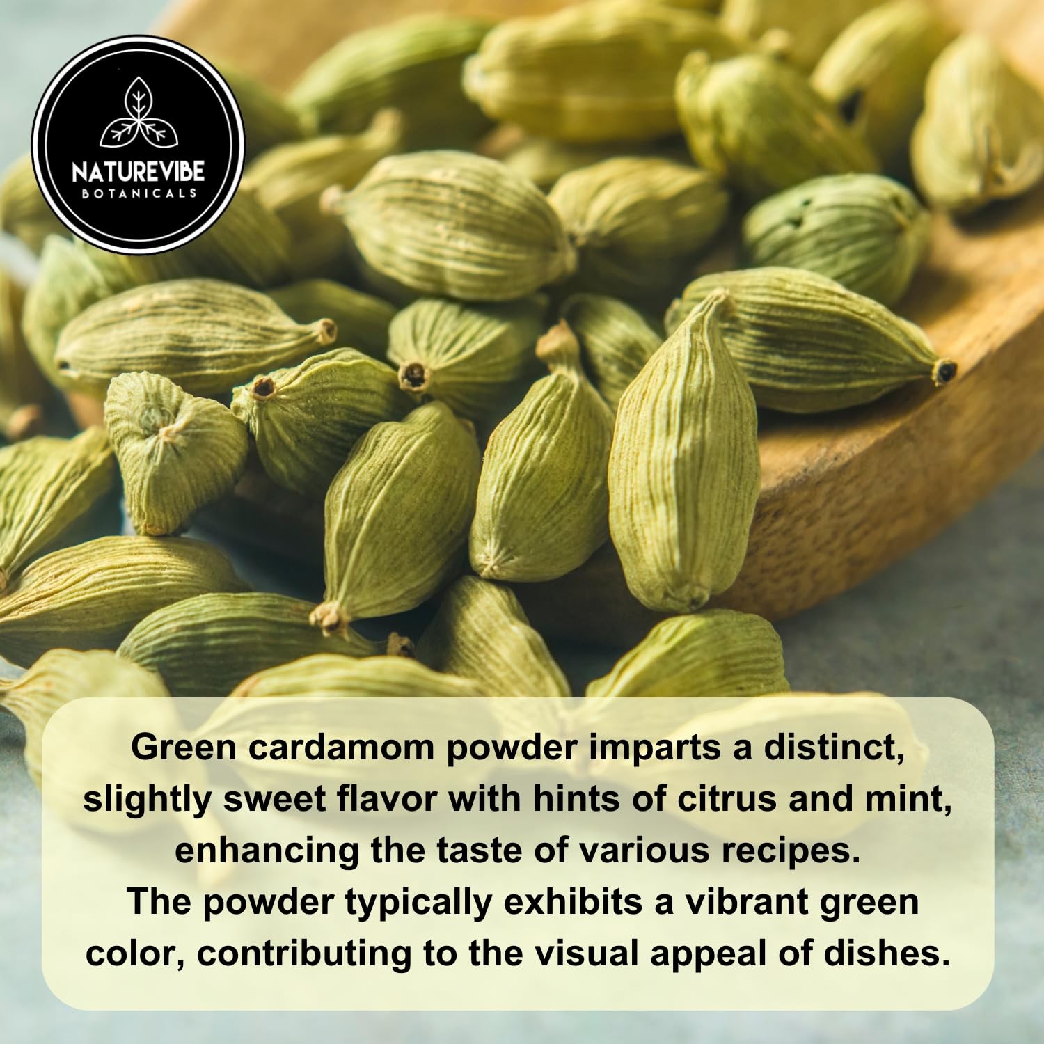 Green Cardamom Powder 3.5 oz | Non-GMO Gluten Free Indian Spice
