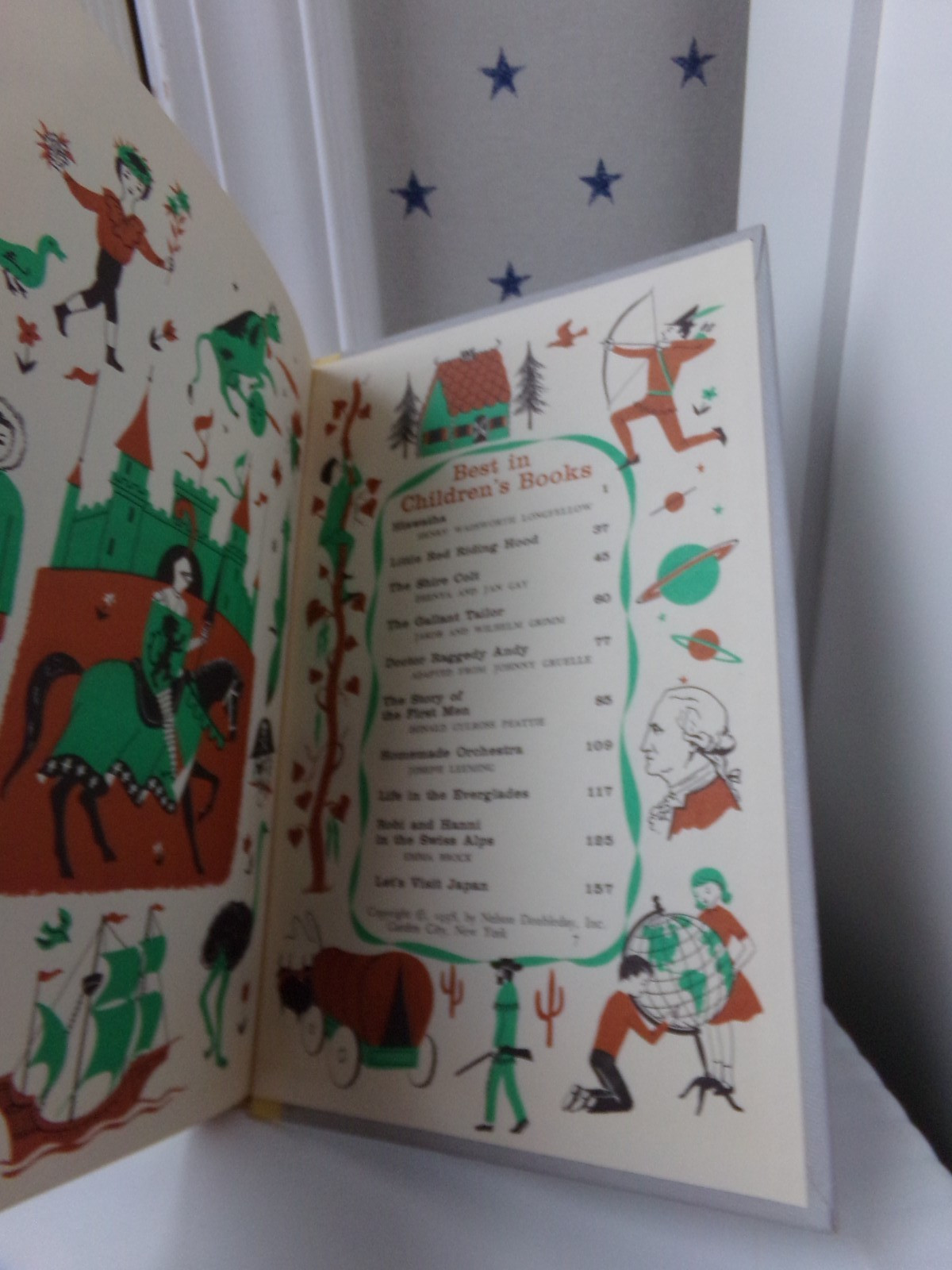 #7 Best in Children’s Books Vtg Henry Wadsworth Longfellow Hiawatha Japan ’58