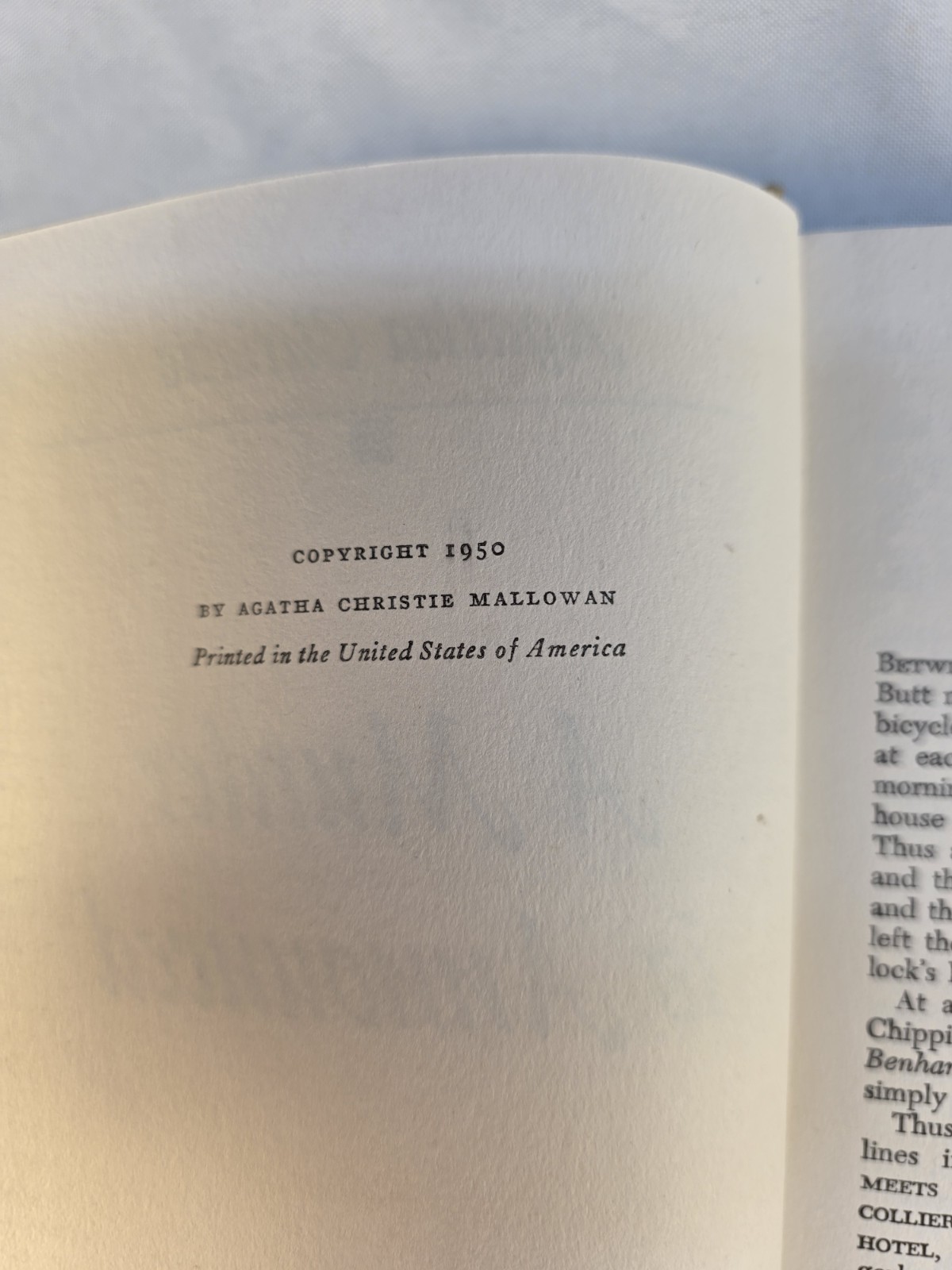 Vintage Agatha Christie- A Murder Is Announced 1950 Book Hardback Miss Marple