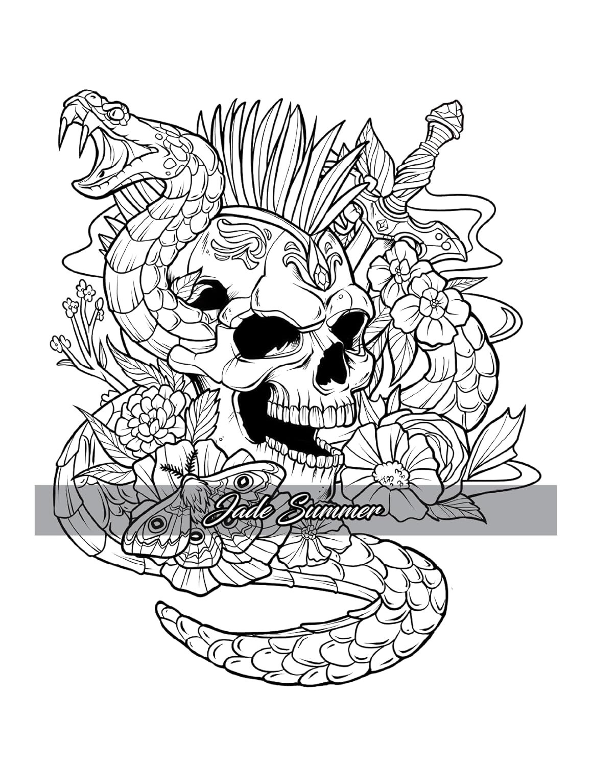 100 Tattoos: Tattoo Coloring Book for Adults with Incredible Designs of…