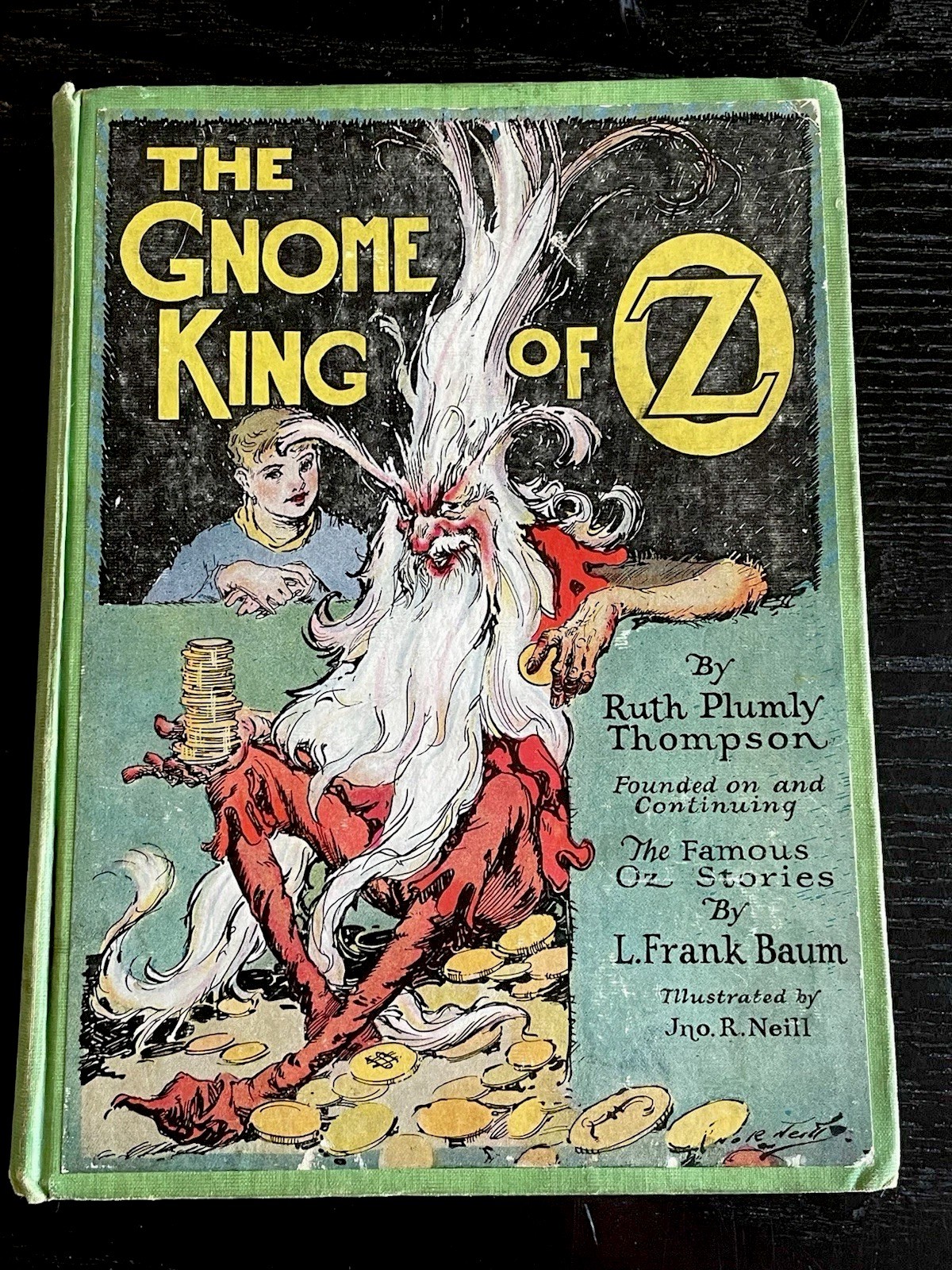 The GNOME KING of Oz, 1927 Ruth Thompson, First Edition, ALL 12 Color Plates