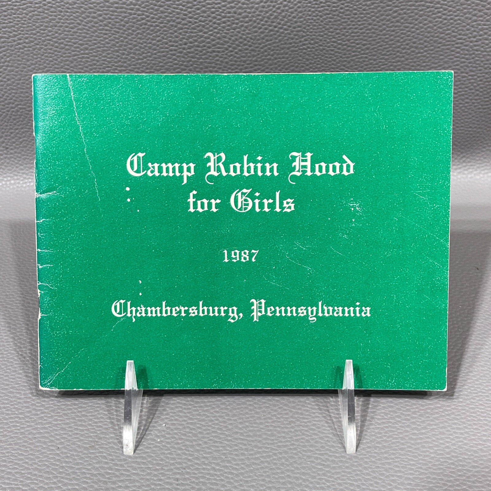 Rare Camp Robin Hood For Girls 1987 Yearbook Chambersburg Pennsylvania Booklet