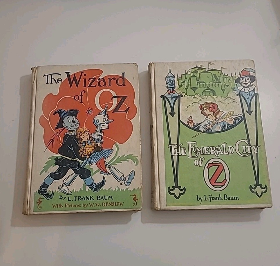 Wizard of OZ L. Frank Baum Book Set Of 12 Hardcover Reilly & Lee 1956