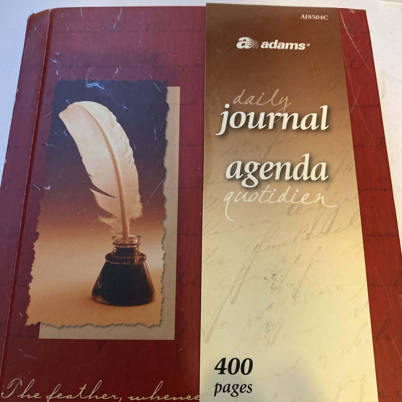 Adam’s Daily Journal Agenda 400 Pages Never Been Used