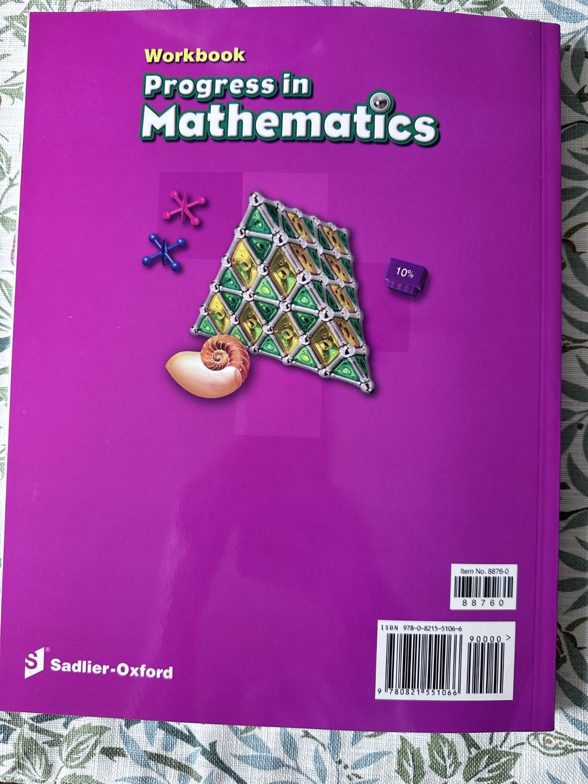 Progress in Mathematics Workbook (6th grade math)