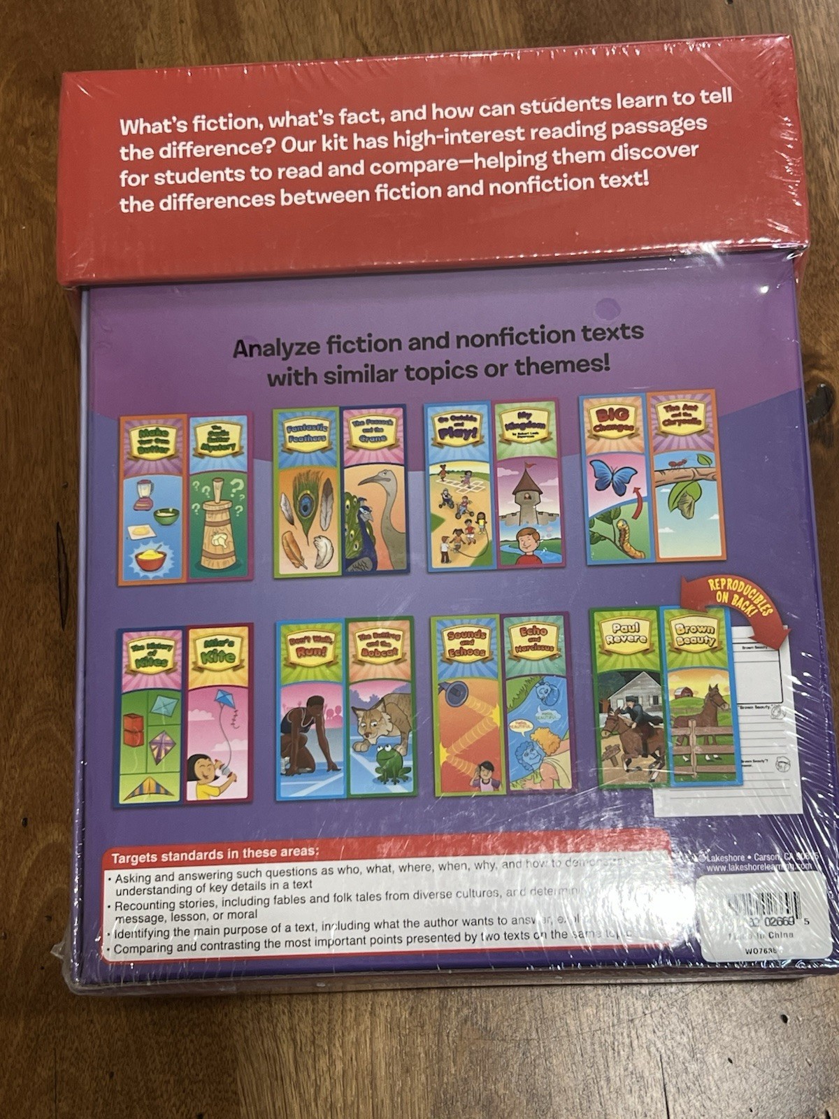 Lakeshore Fiction & Nonfiction Paired Passages Grade 2 Reading Digital Version