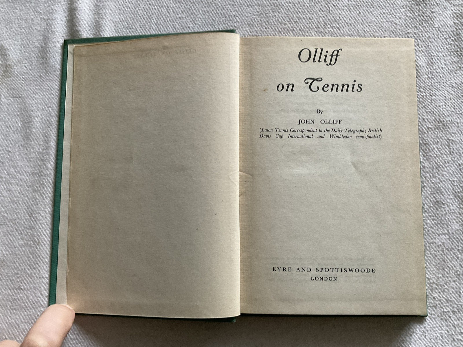 2x Collectable Vintage H/B “Tennis” Themed H/B Books From 1940s