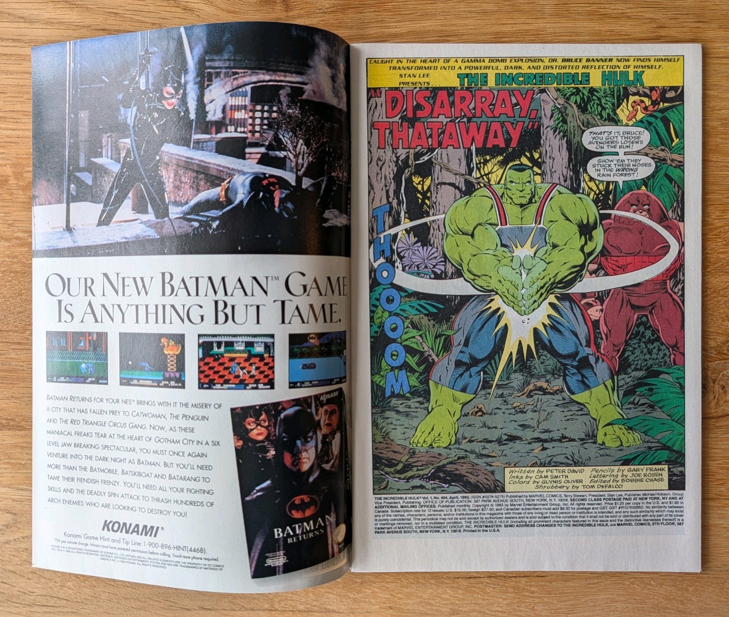 The Incredible Hulk #404- Marvel Comics-1993-Vfn- Bagged & Boarded