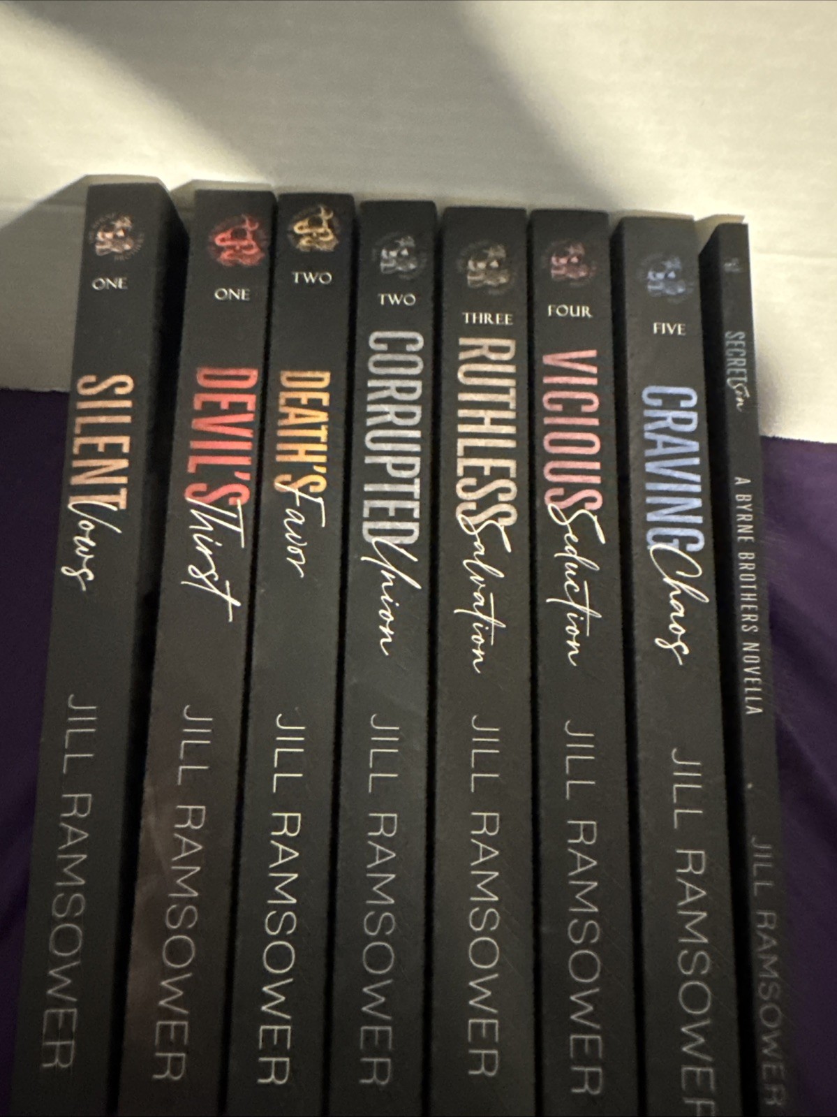 The Five Families Series Dark Mafia Spicy Romance Jill Ramsower #1-5 8 In All