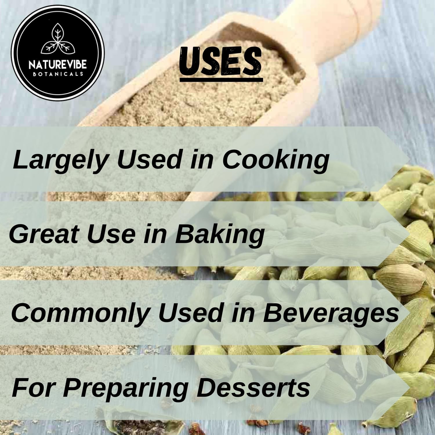 Green Cardamom Powder 3.5 oz | Non-GMO Gluten Free Indian Spice