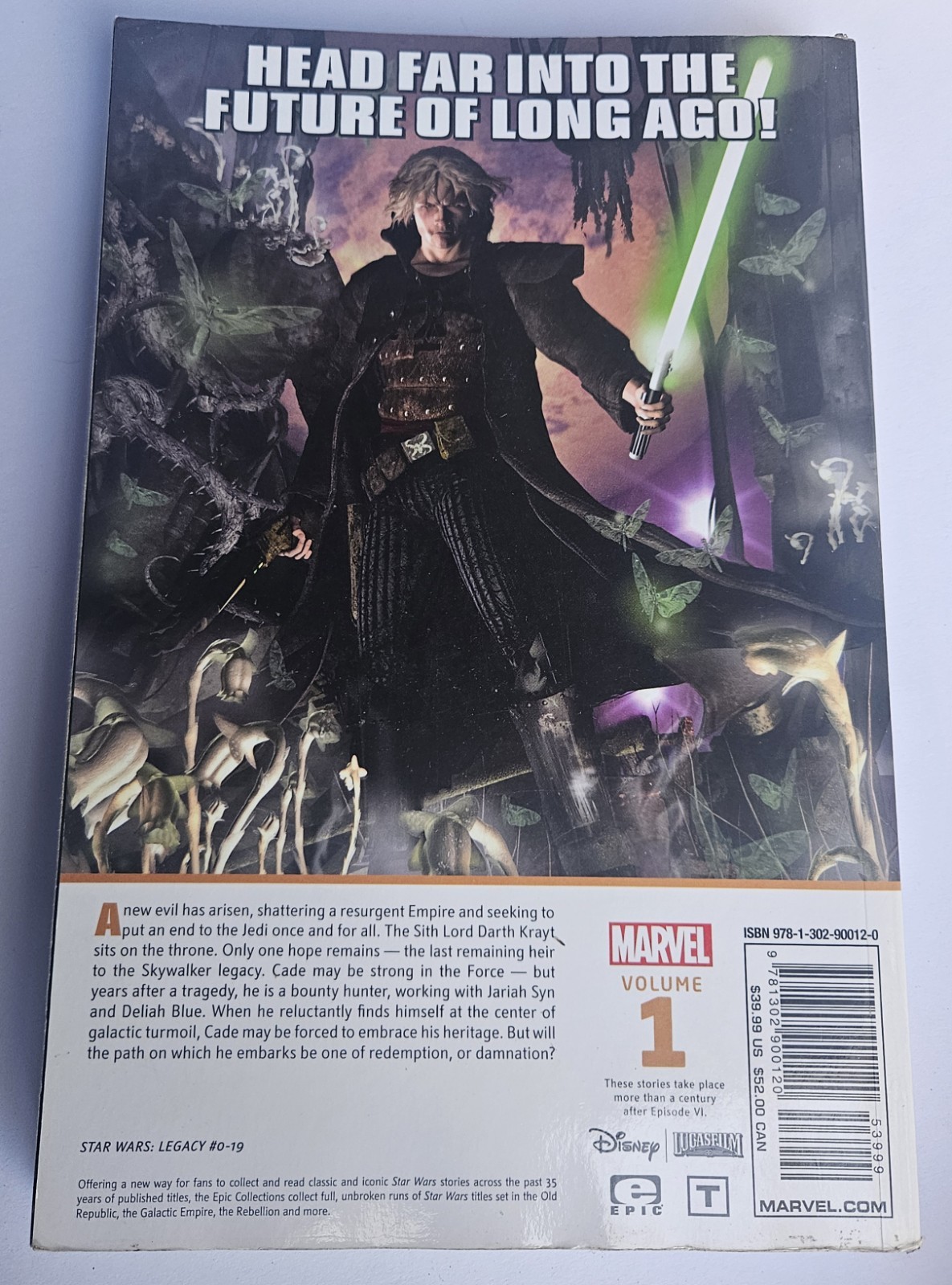 Star Wars Legends Legacy Epic Collection Volume 1 Marvel TPB Paperback 464 pages