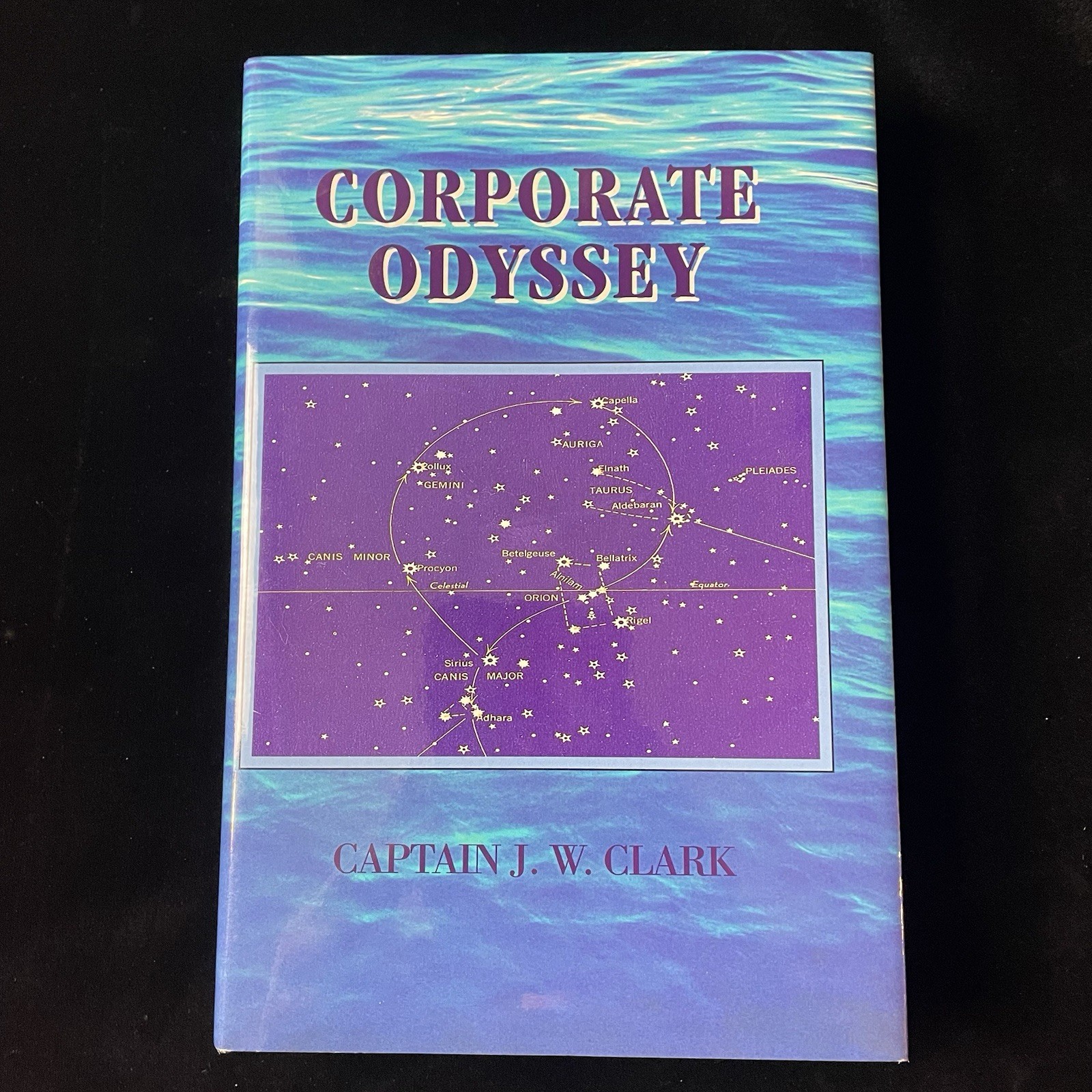 Corporate Odyssey Captain J W Clark Signed Hardcover Book Delta Steamship Lines