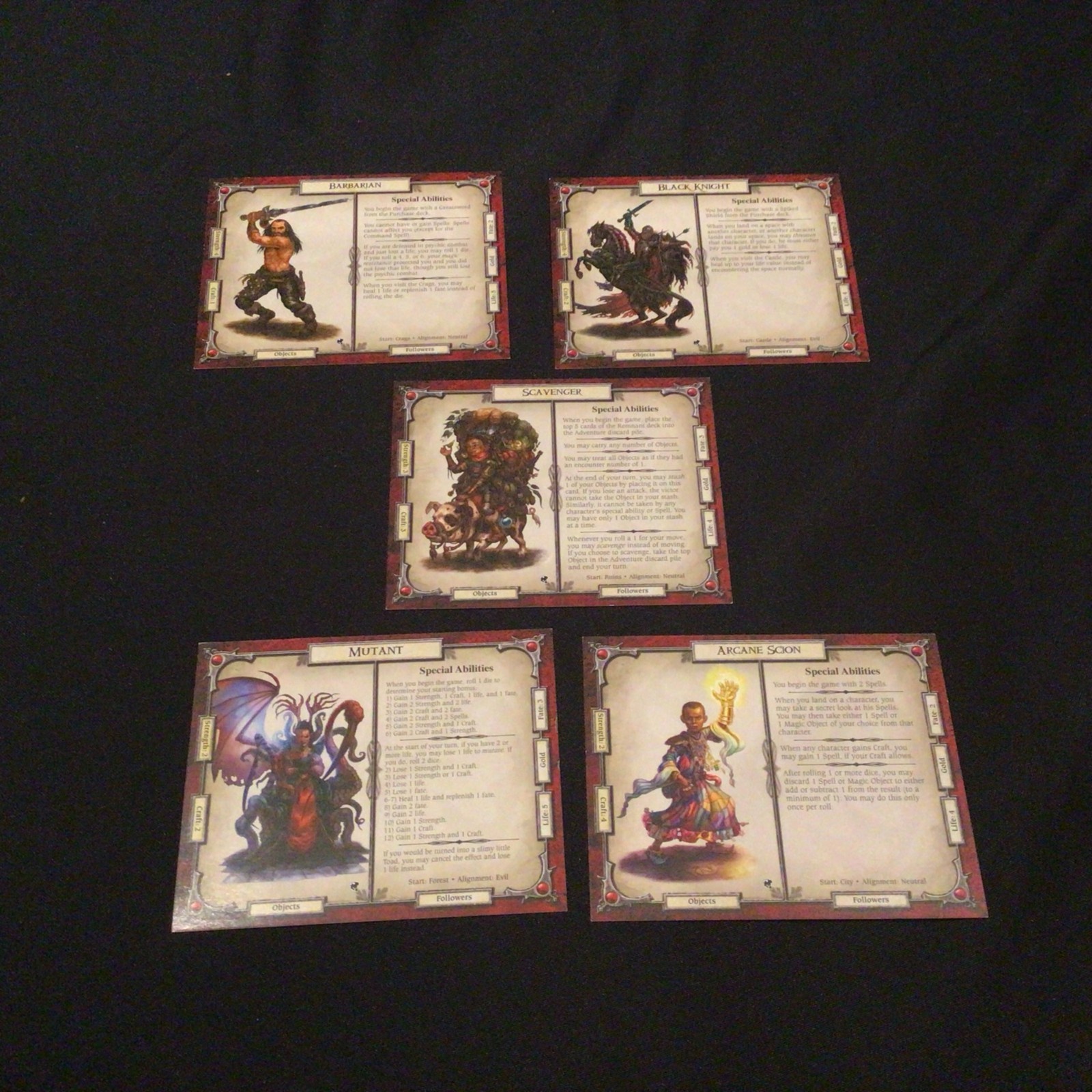 Talisman Board Game Revised 4th THE CATACLYSM Expansion FFG 100% COMPLETE