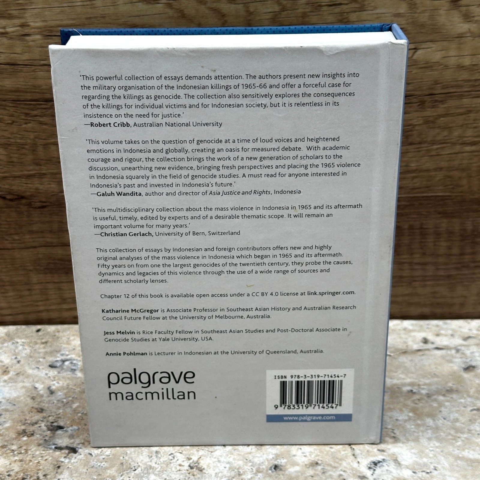The Indonesian Genocide of 1965: Causes, Dynamics and Legacies Book Hardcover