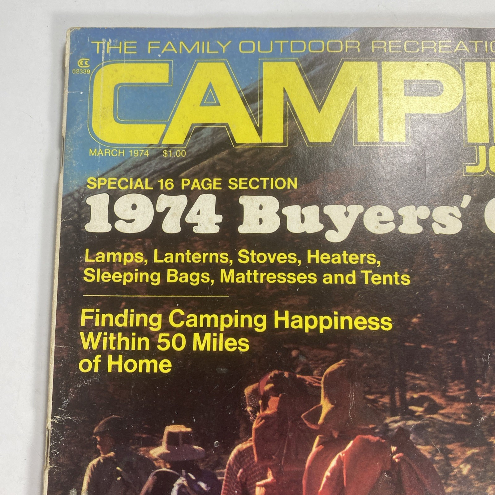 Camping Journal March 1974 Buyer’s Guide Outdoor Recreation Magazine