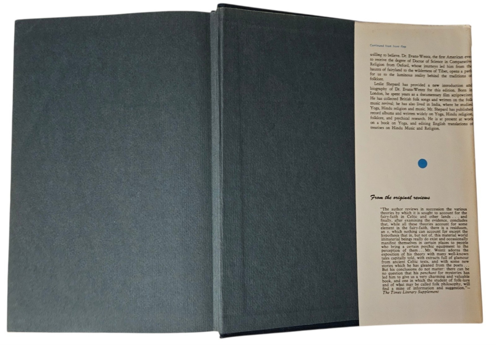The Fairy-Faith In Celtic Countries Walter Yeerling Evans-Wentz 1966 HC Book
