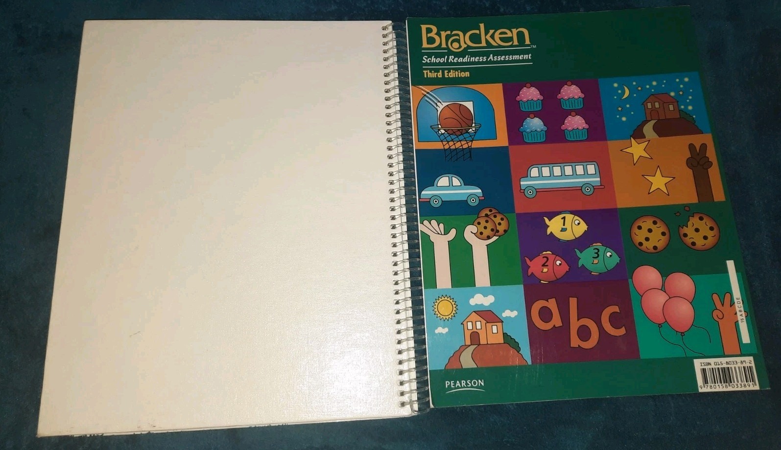 Bracken School Readiness Assessment 3rd Ed Examiner’s Manual & Stimulus Book