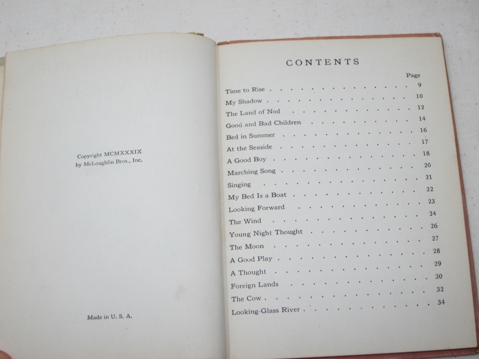 LOT of 5 VINTAGE COLLECTIBLE CHILDREN’S PICTURE BOOKS 1939 – 1959