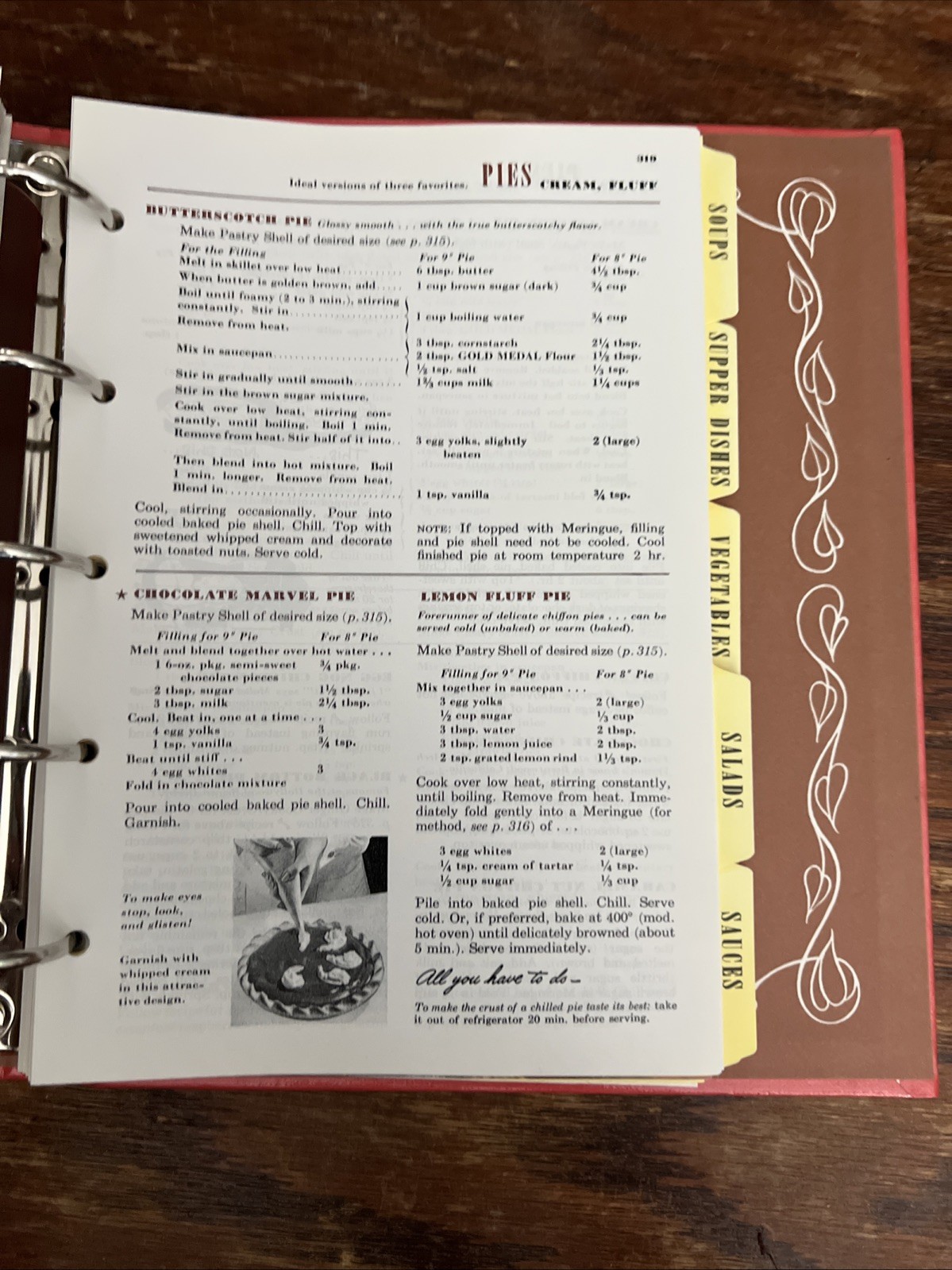 Betty Crocker’s Picture Cookbook Facsimile 1950 Edition Hardcover 5-Ring Binder