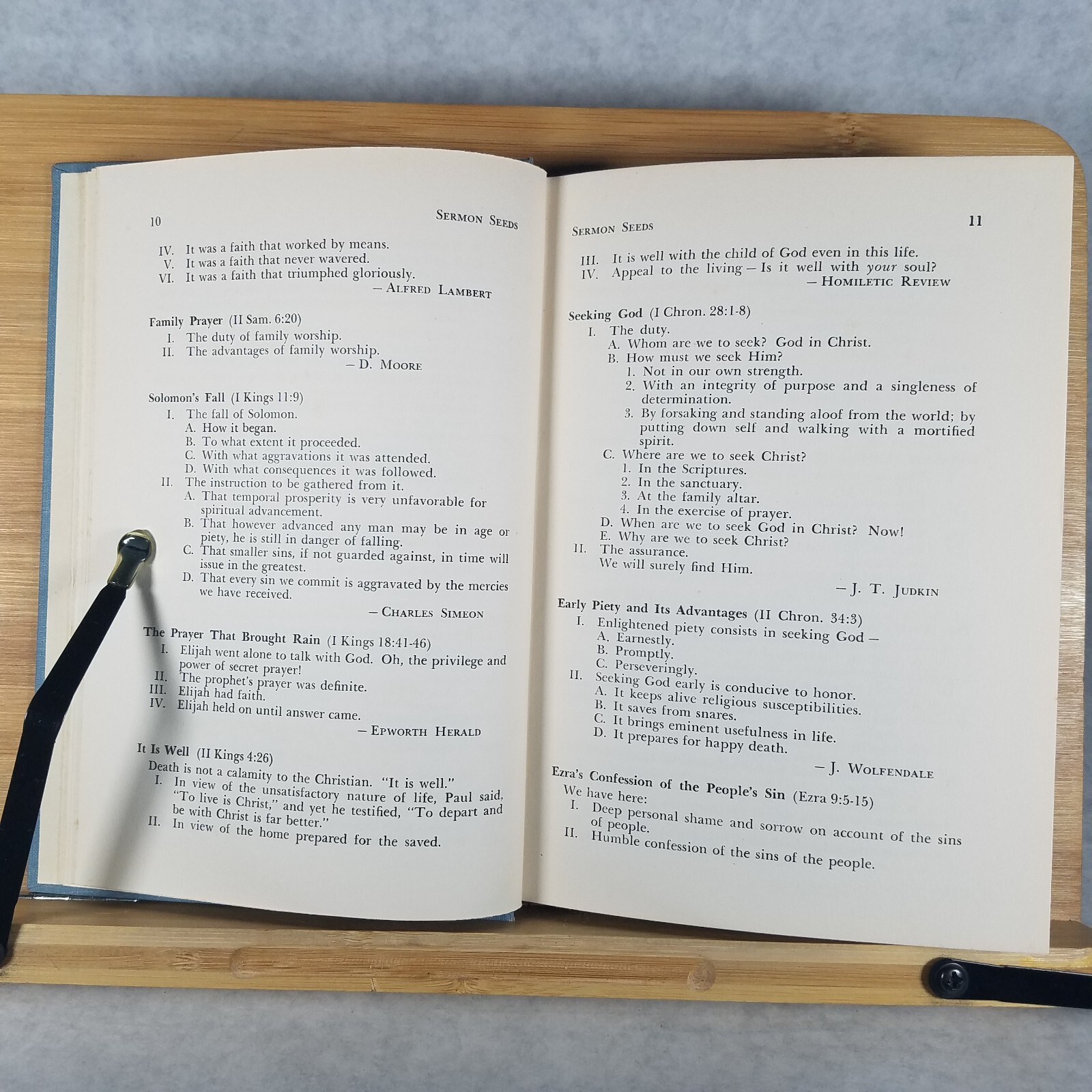 Sermon Seeds: Vol 10 in Minister’s Handbook Series – 1956 Hardcover