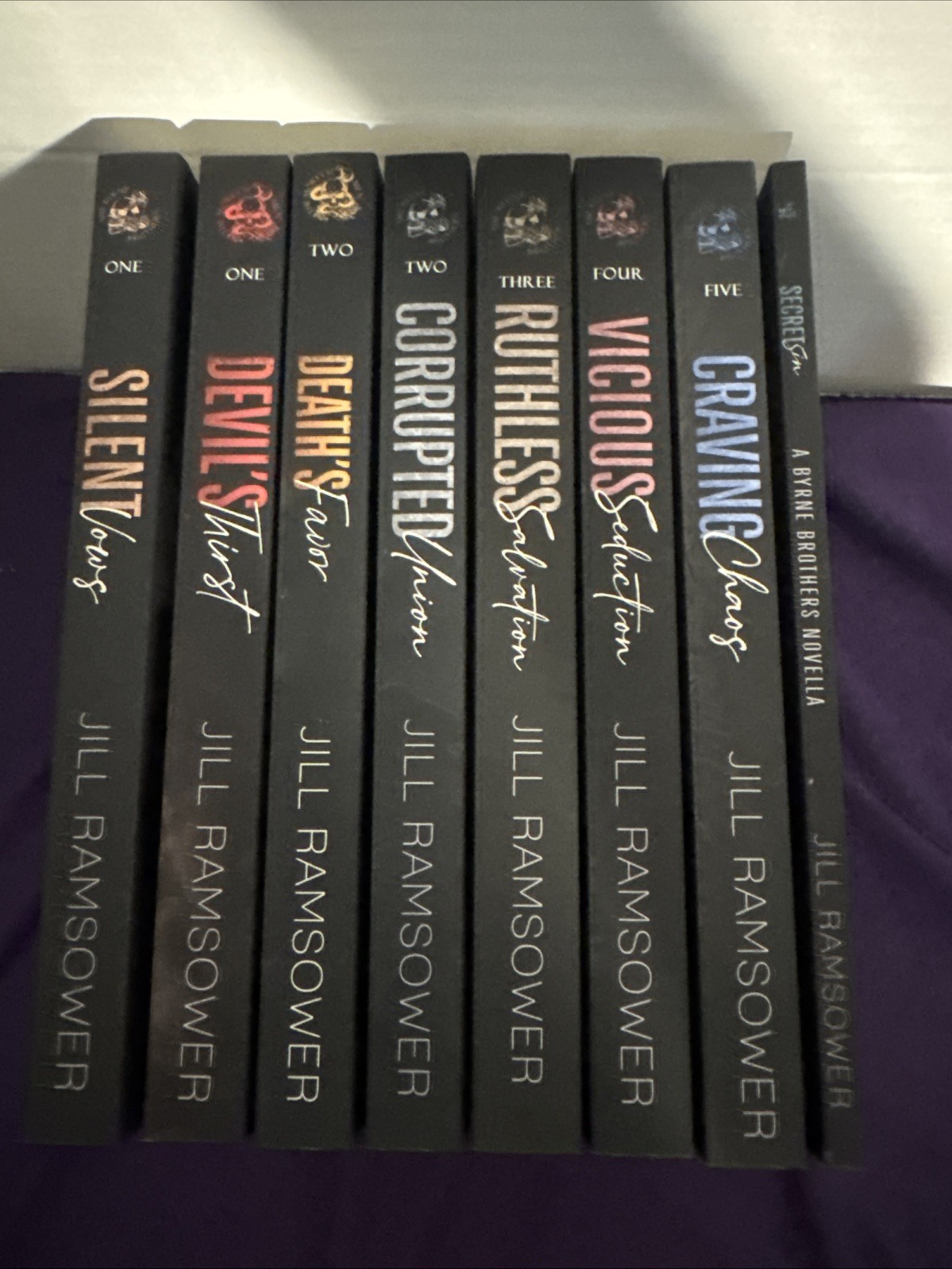 The Five Families Series Dark Mafia Spicy Romance Jill Ramsower #1-5 8 In All
