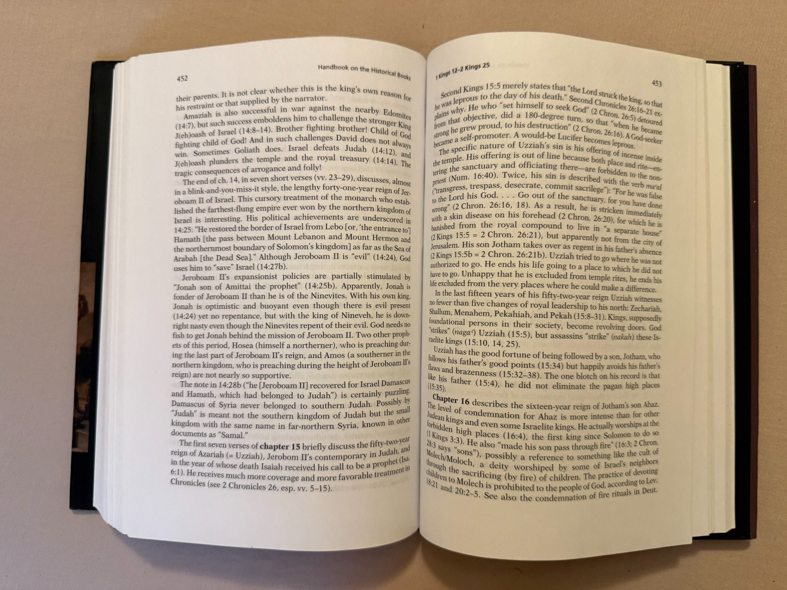 Handbook on the Historical Books – By Hamilton, Victor P. – HC/DJ, Very Good
