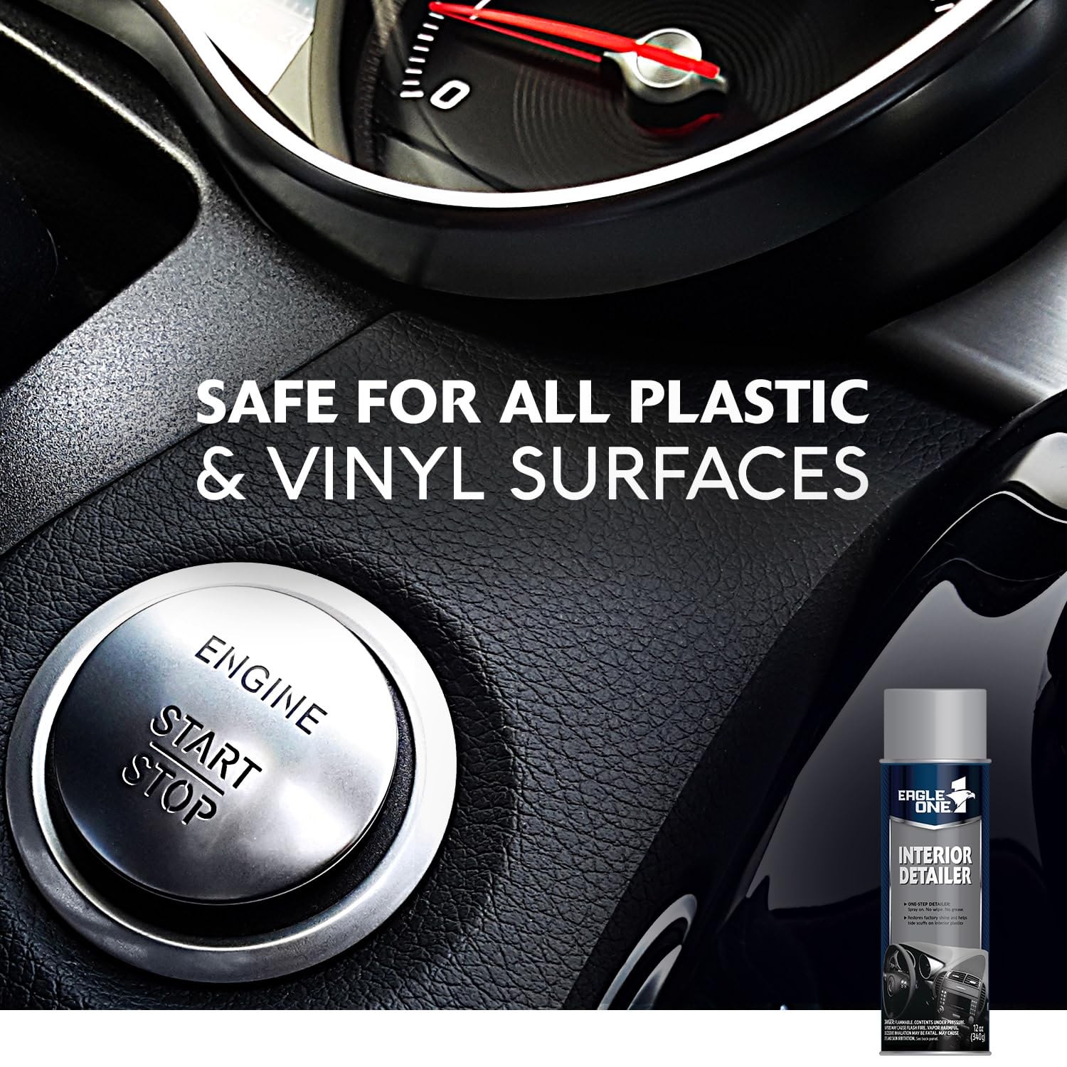 Car Interior Detailer, One Step Detailer Spray for Cars, Trucks, 12 Oz