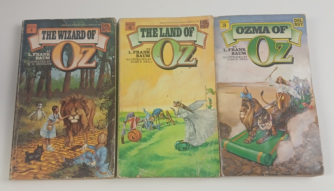 Set of 12 (1-12) Wizard of Oz Del Rey – Vintage Paperback