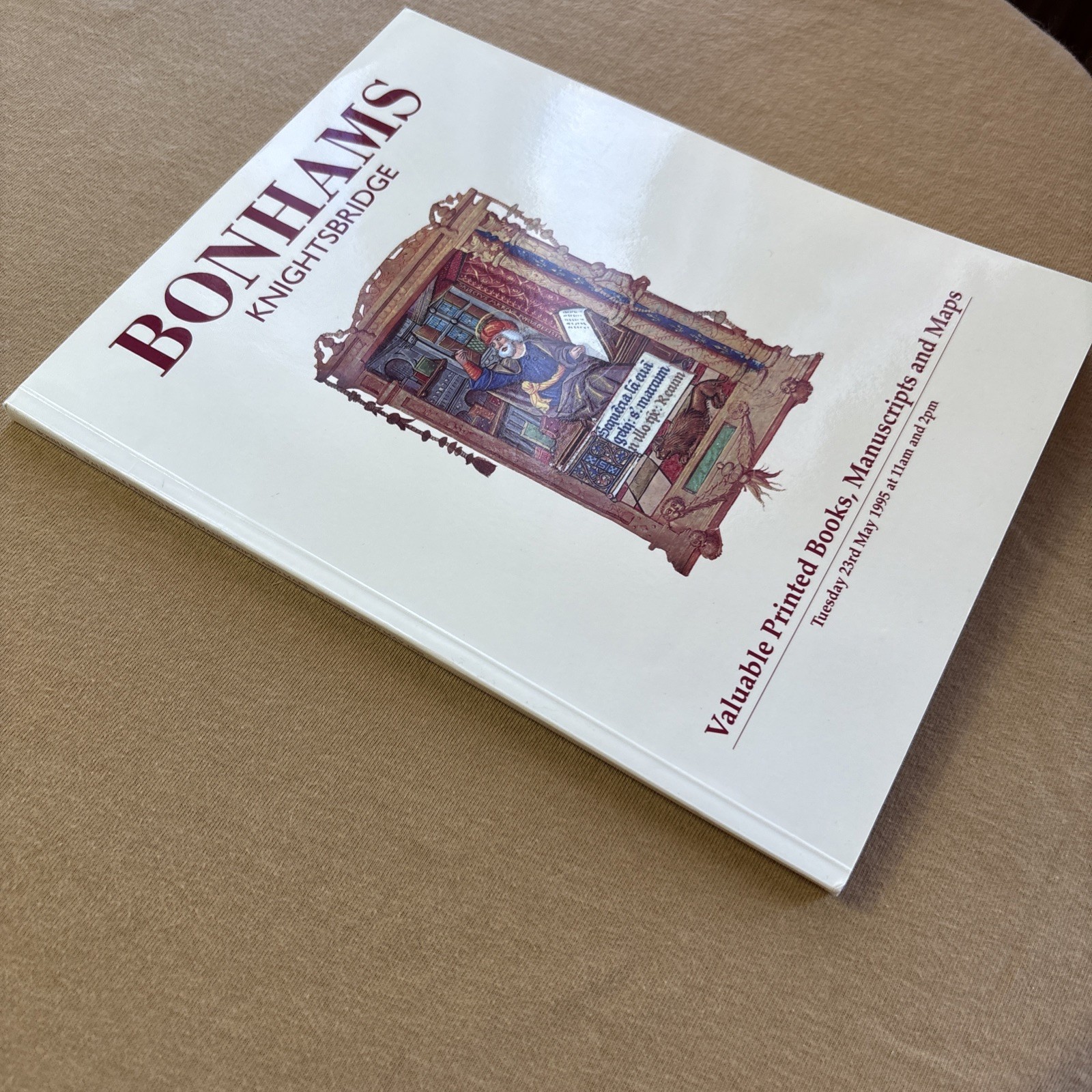 Bonhams Auction Catalog – Pierre-Joseph Redoute’s Art Prints Maps 1995 May 23