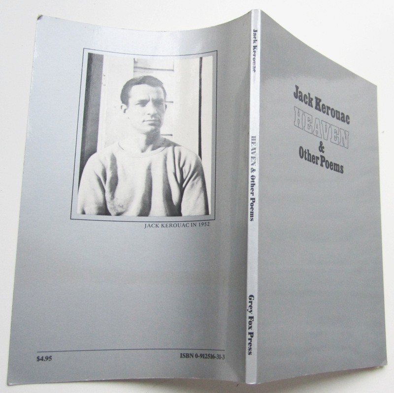 Heaven & Other Poems Jack Kerouac Grey Fox Press 1982 4th Printing Very Good
